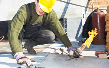 Stock Hill flat roof construction